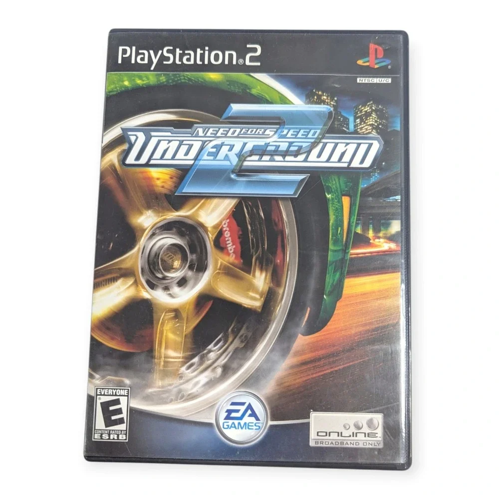 Need for Speed Underground 2 Sony PlayStation 2 PS2 EA Games Game & Box